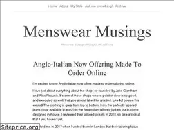 Sites similar to menswearmusings.tumblr.com