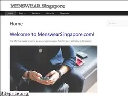 Sites similar to menswearsingapore.com