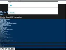 Sites similar to mental-block.wikia.com