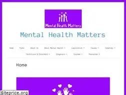 Sites similar to mental-health-matters.org