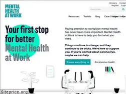Sites similar to mentalhealthatwork.org.uk