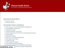 Sites similar to mentalhealthwatch.org