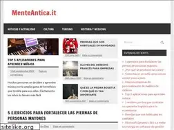 Sites similar to menteantica.it