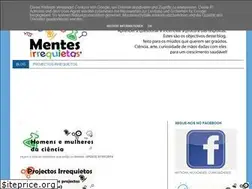 Sites similar to mentesirrequietas.blogspot.com
