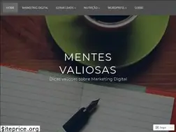 Sites similar to mentesvaliosas.wordpress.com