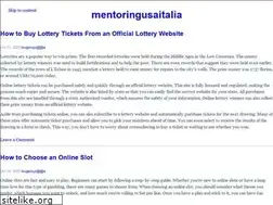 Sites similar to mentoringusaitalia.org