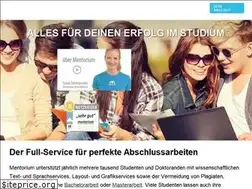 Sites similar to mentorium.de