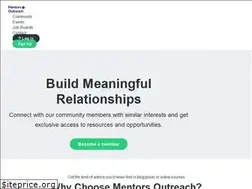 Sites similar to mentorsoutreach.org
