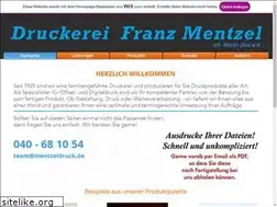 Sites similar to mentzeldruck.de