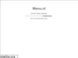 Sites similar to menu.nl