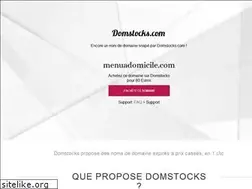 Sites similar to menuadomicile.com