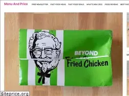 Sites similar to menuandprice.com