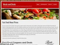 Sites similar to menuandprices.com