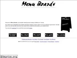 Sites similar to menuboards.com.au