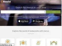 Sites similar to menulist.menu