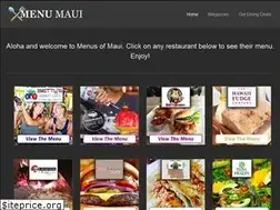 Sites similar to menumaui.com