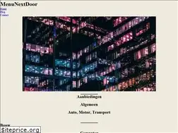 Sites similar to menunextdoor.be