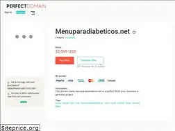 Sites similar to menuparadiabeticos.net