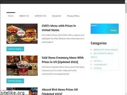 Sites similar to menuprices.co.uk