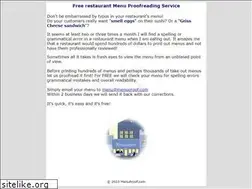 Sites similar to menuproof.com