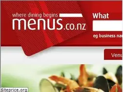 Sites similar to menus.co.nz