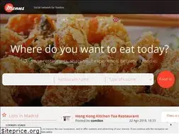 Sites similar to menus.net