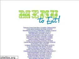 Sites similar to menutoeat.com