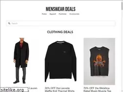 Sites similar to menweardeals.com