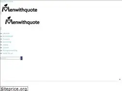 Sites similar to menwithquote.com