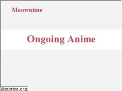 Sites similar to meownime.com