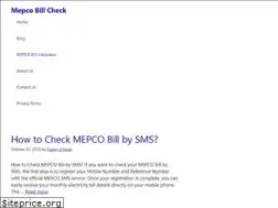 Sites similar to mepcobillcheck.com