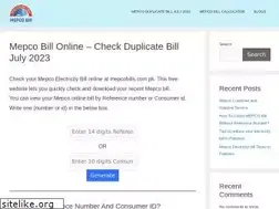Sites similar to mepcobills.com.pk