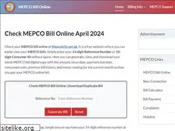Sites similar to mepcobills.net.pk