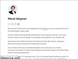 Sites similar to meralaksener.com.tr