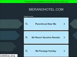 Sites similar to meranohotel.com
