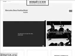 Sites similar to mercedesbenzfashionweek.ru