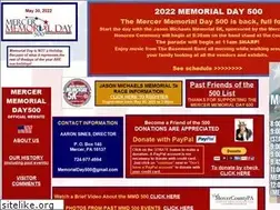 Sites similar to mercermemorialday500.org