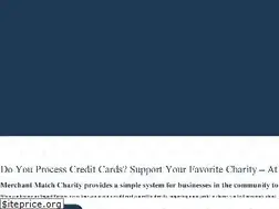 Sites similar to merchantmatchcharity.com