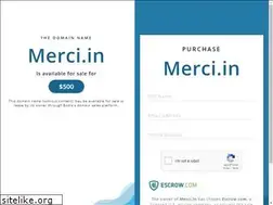 Sites similar to merci.in