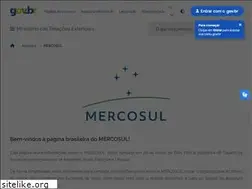 Sites similar to mercosul.gov.br