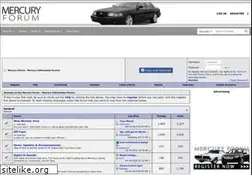 Sites similar to mercuryforum.com