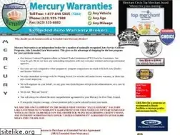 Sites similar to mercurywarranties.com