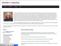 Sites similar to meredithkleykamp.com