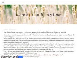 Sites similar to mereextraordinarytime.com