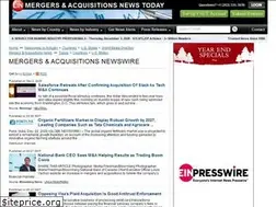 Sites similar to mergersacquisitions.einnews.com