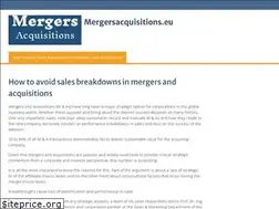 Sites similar to mergersacquisitions.eu