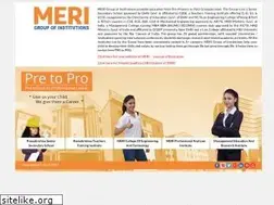 Sites similar to meri.edu.in