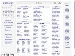 Sites similar to meridian.craigslist.org