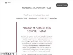 Sites similar to meridianatanaheimhills.com
