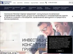 Sites similar to meridiancapital.ru